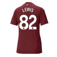 Manchester City Rico Lewis #82 Tredjedrakt Dame 2024-25 Kortermet